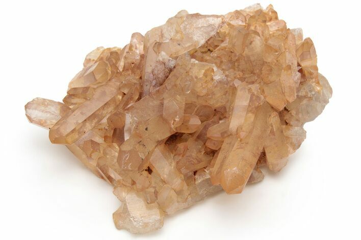 Tangerine Quartz Crystal Cluster - Brazil #229480